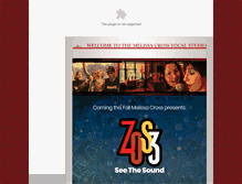 Tablet Screenshot of melissacross.com